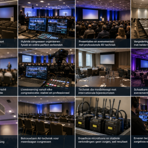Hybride congres organiseren nabij Schiphol
