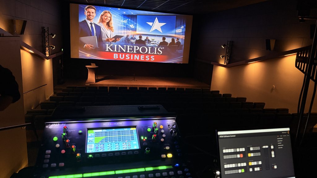 AV-techniek voor evenement bij Kinepolis Hoofddorp