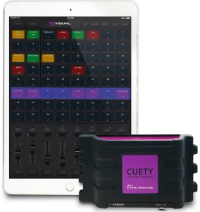 Visual Productions Cuety LPU-1 DMX lichtcontroller + Ipad