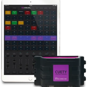 Visual Productions Cuety LPU-1 DMX lichtcontroller + Ipad